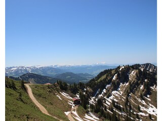 Blick vom Seelekopf, im Hintergrund der Säntis