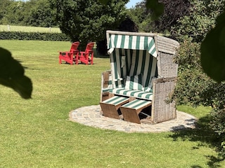 Erholung im Strandkorb