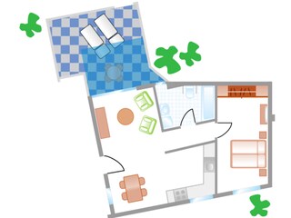 Appartamento per vacanze Costa Calma Pianta del piano 16