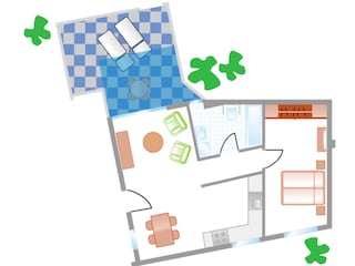 Holiday apartment Costa Calma Floor Plan 16
