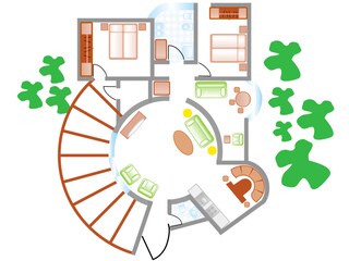 Villa La Pared Pianta del piano 22