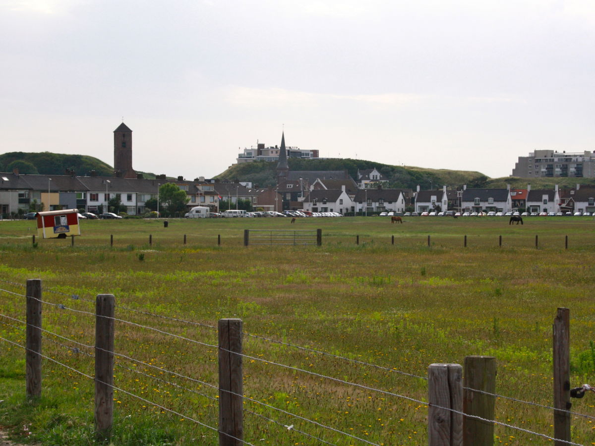 blick auf dorf wijk aan zee