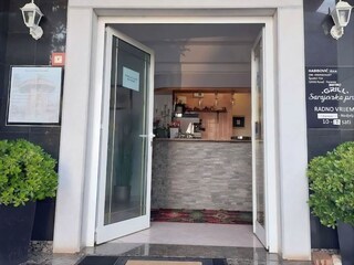 Bistro Grill 600m from the apartment.