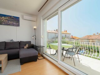 Big sliding doors with blackout curtains.
