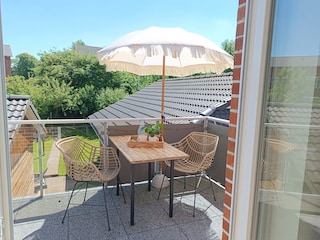 Großer Balkon in Südlage