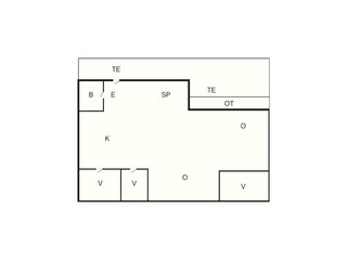 Vakantiehuis Blokhus Grondplan 45