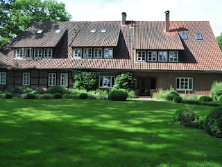 Gartenbereich vor der Ferienwohnung Katmannshof