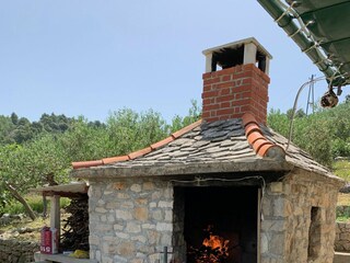 Ferienhaus Postira Außenaufnahme 2