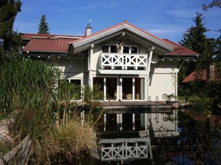 Schweizerhaus as seen from the lake