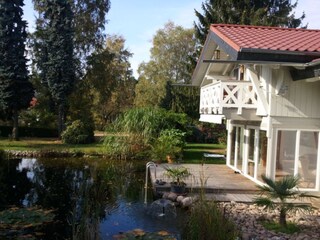 Lake terrace with access to living room