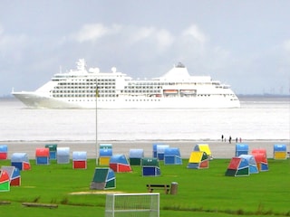 Strand am Weltschifffahrtsweg