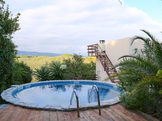 von der oberen Poolterrasse
