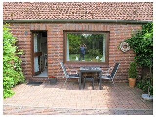 Ferienwohnung Dornum Außenaufnahme 2