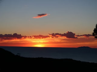 Sonnenuntergang im  Februar