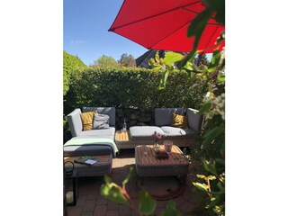 Gemütliche Lounge lädt zum Verweilen ein.