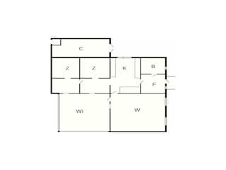 Vakantiehuis Laholm Grondplan 6