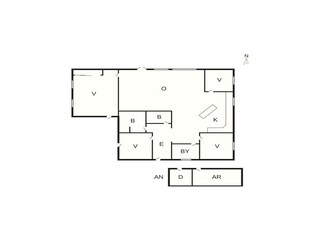 Holiday house Handbjerg Floor Plan 48