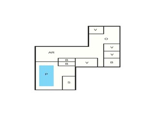 Vakantiehuis Fjellerup Strand Grondplan 3