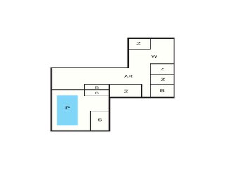 Vakantiehuis Fjellerup Strand Grondplan 3