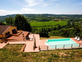 Panorama Casa al Pino, Riparbella - Toskana