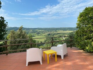 Blick von der Terrasse - Casa al Pino - Toskana