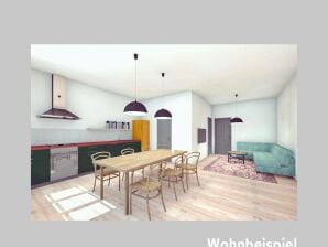 80 m² Ferienwohnung ∙ 2 Schlafzimmer ∙ 6 Gäste