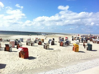 Ein gemütlicher Tag im Strandkorb auf Borkum