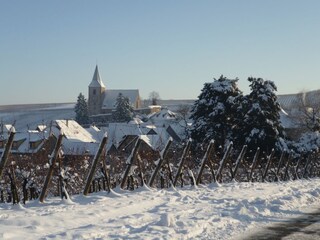 Hunawihr unter Schnee