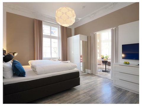38 m² Ferienwohnung ∙ 1 Schlafzimmer ∙ 2 Gäste