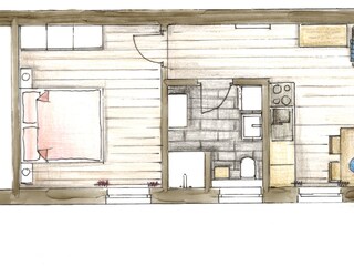 Appartamento per vacanze Zingst Pianta del piano 22