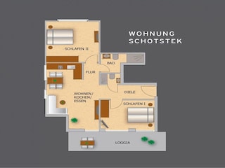 Apartamento de vacaciones Juist Entorno 4