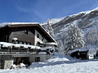 Chalet Saas-Grund Grabación al aire libre 3