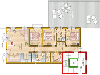 Appartamento per vacanze Neukirchen am Großvenediger Pianta del piano 21
