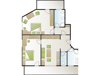 Vakantieappartement Riezlern Grondplan 30