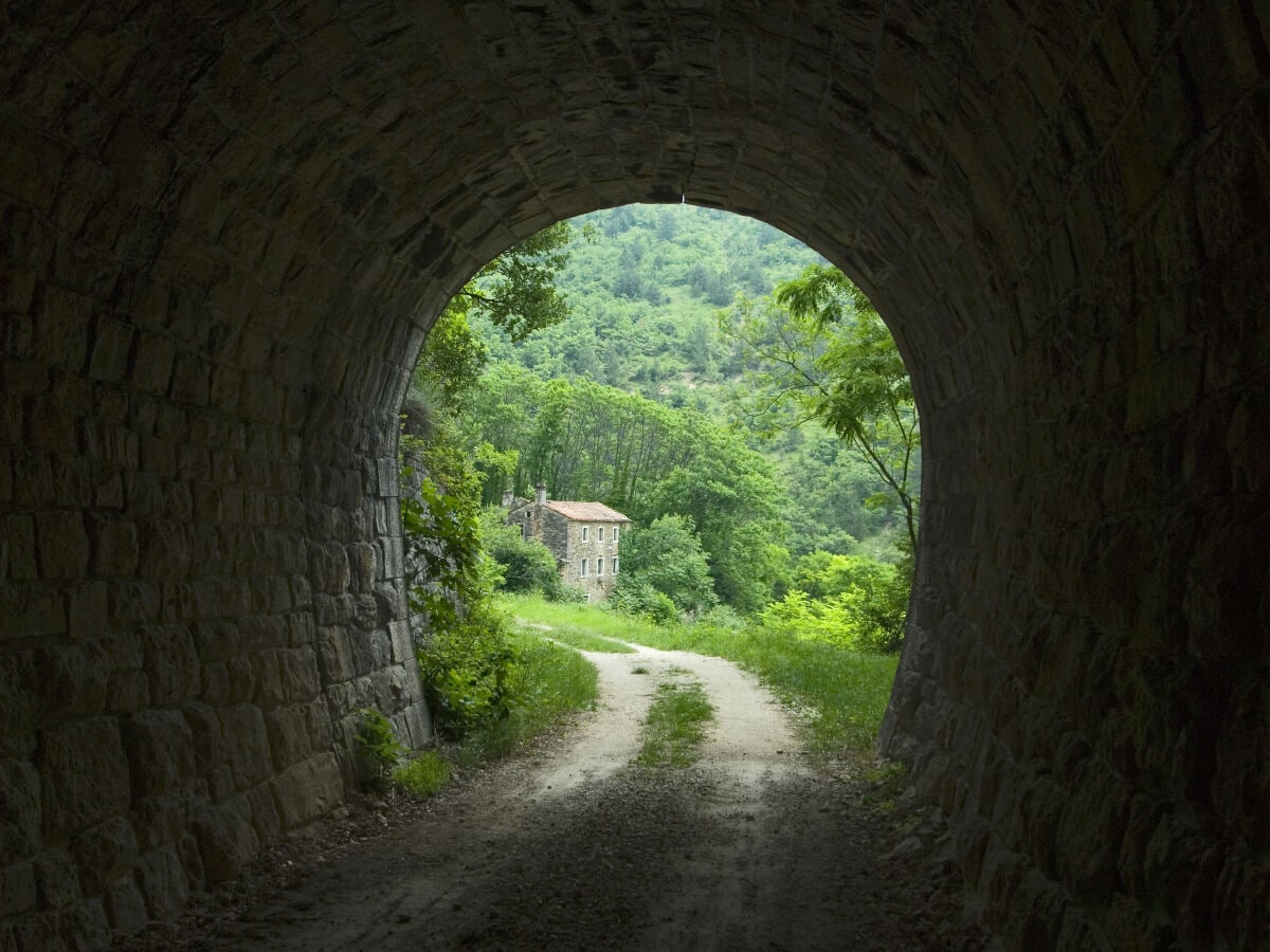 Parenzana - ehemals Eisenbahn, jetzt Wander- und Radweg