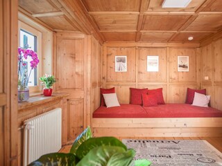 Annas Muntafuner Hus - Lesezimmer mit TV