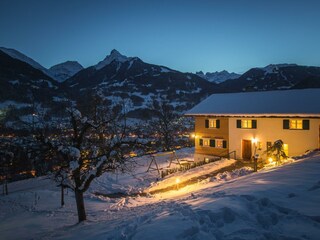 Annas Muntafuner Hus - Aussenansicht Winter