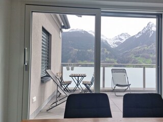 Ausblick vom Esstisch