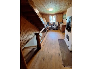 Leseecke und Aufgang