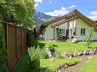 Garten der Ferienwohnung