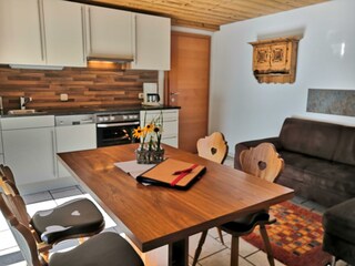 Wohnküche Apartment Silvretta