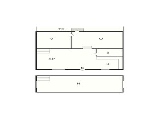 Vakantiehuis Holmsjö Grondplan 36