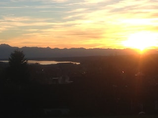 Blick auf dem Simsee vom Höhenweg Bad Endorf