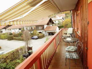 Sonnenbalkon Westseite