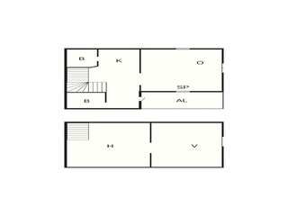 Vakantiehuis Grondplan 32