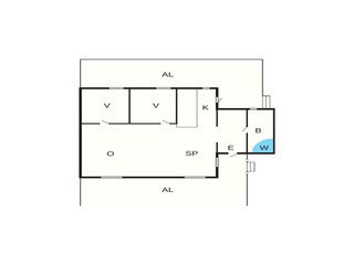 Vakantiehuis Virserum Grondplan 28