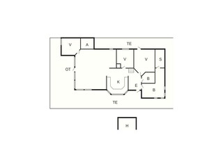 Maison de vacances Ørding Plan d'étage 11