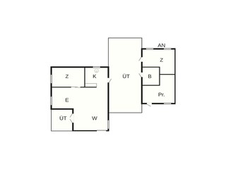 Vakantiehuis Frederiksværk Grondplan 42