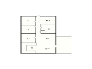 Vakantiehuis Arrild Grondplan 36