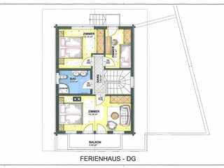 Chalet Vomp Grondplan 38